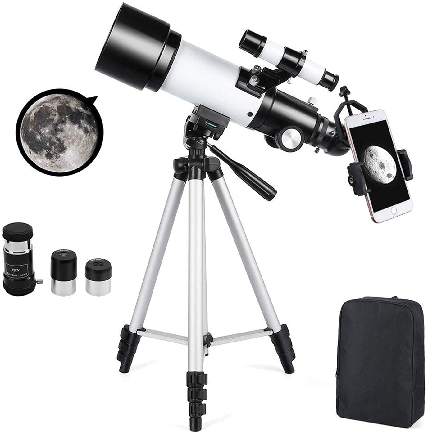 天体望遠鏡 35~525倍 口径60mm 屈折式上級 三脚 プロフェッショナル Amazon.co.jp: 天体望遠鏡 35～525倍 口径60mm 屈折式上級 三脚