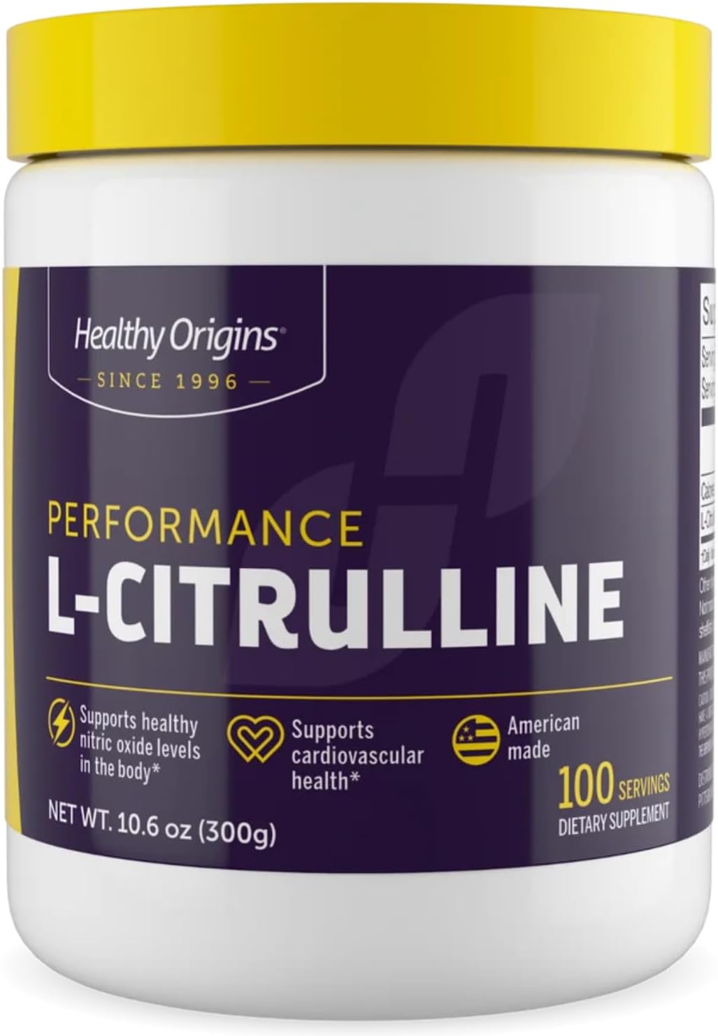 Healthy Origins L-Citrulline Powder, 3,000 mg per Serving, 300g