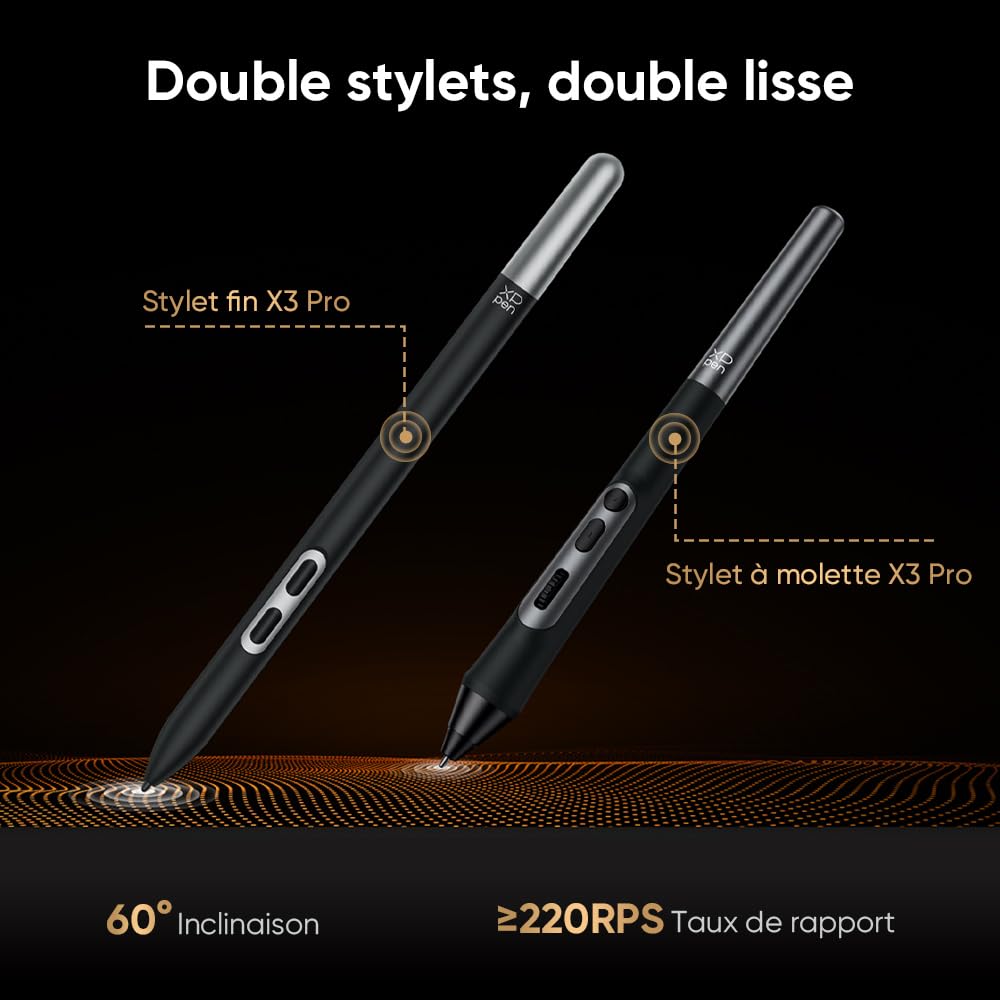 XPPen Artist Pro 19 (Gen 2) Tablette Dessin Graphique avec Écran 4K, Deux Stylet x3 Pro, ACK05 Mini Clavier Fourni, Compatible avec Windows macOS Android Chrome OS Linux