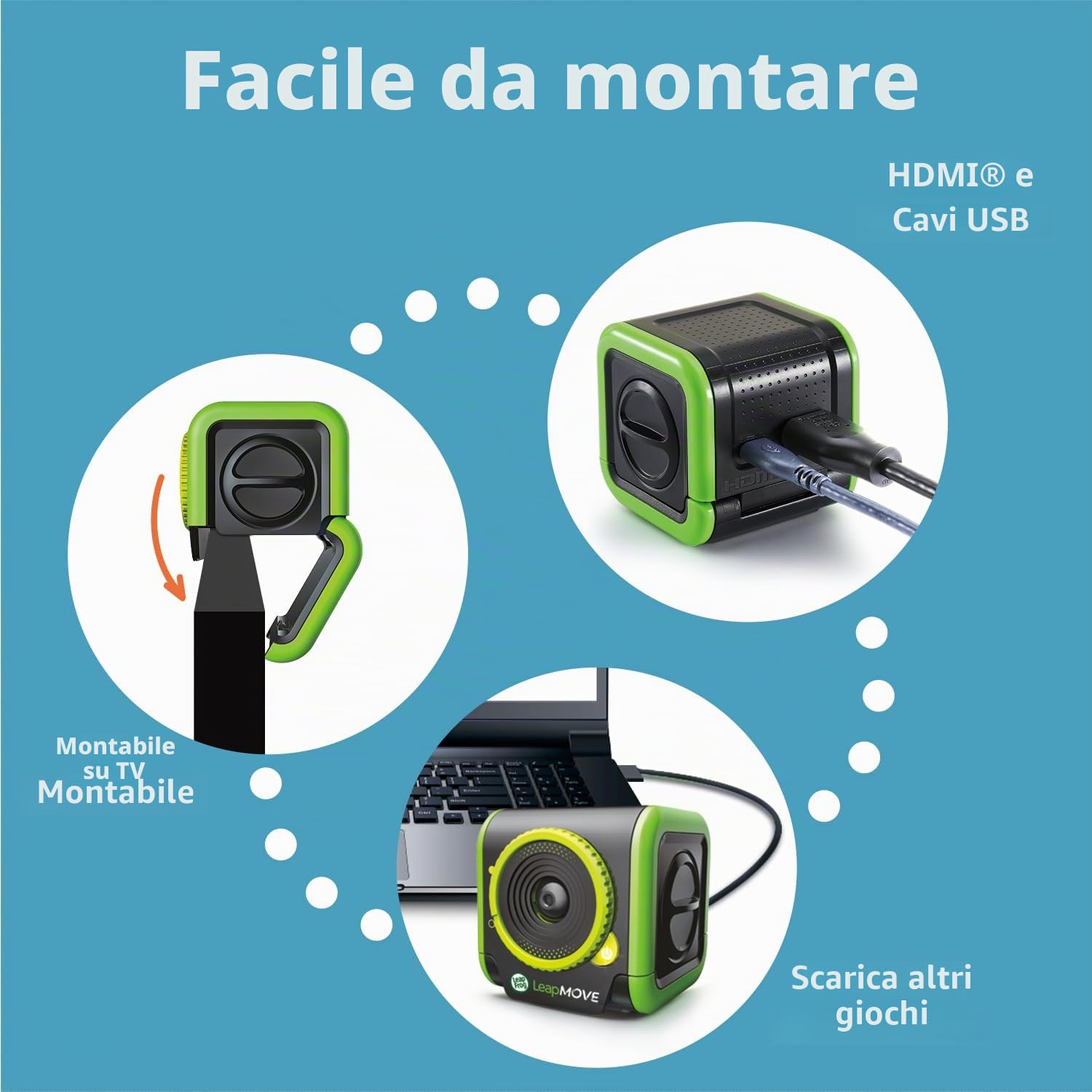 LeapFrog LeapMove - Sistema di apprendimento attivo per videogiochi