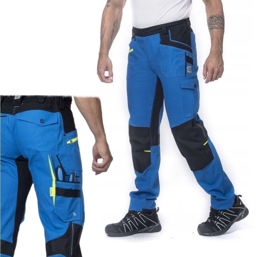 SPECTO Spodnie robocze męskie Elastyczne Wzmocnione Wytrzymałe Stretch PREMIUM 56