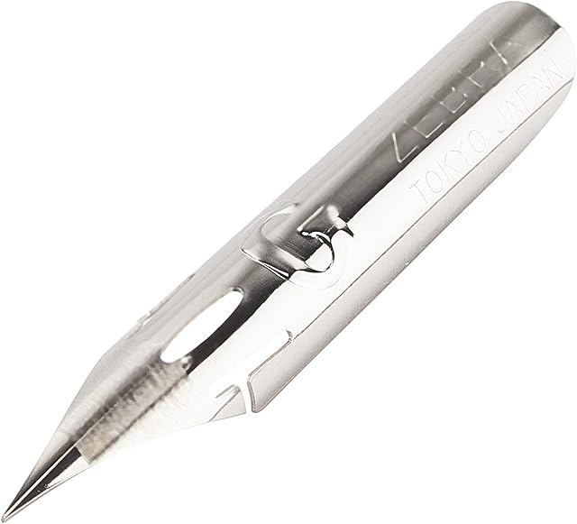 ZEBRA Comic G Model Chrome Pen Nib, 10 Nibs (1 Pack) (PG-6B-C-K)