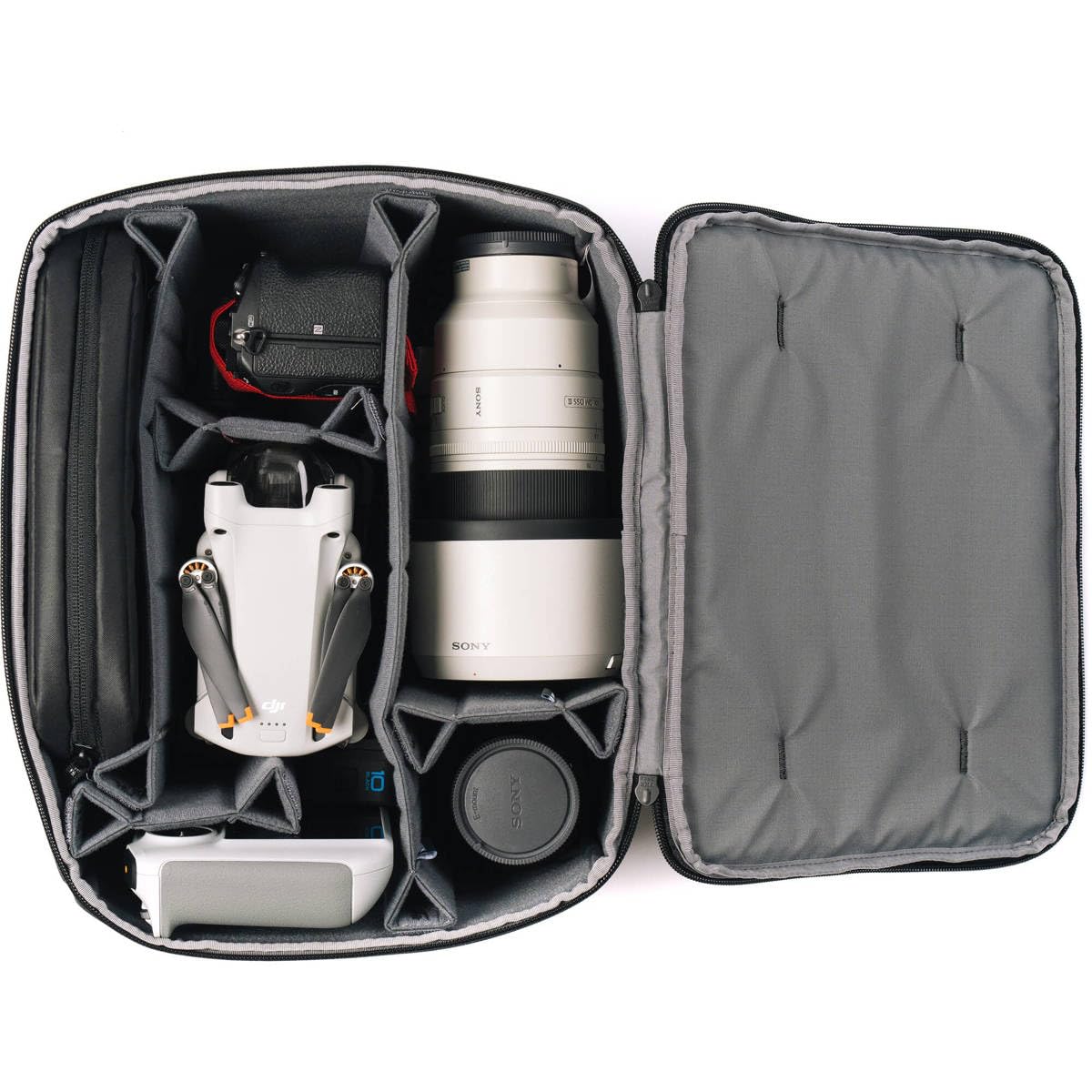 Nanuk N-Cubik - Sistema di organizzazione ICU da 17 l, adatto per custodia rigida impermeabile 938 e/o zaini da 30 l, 35 l, 40 l, nero