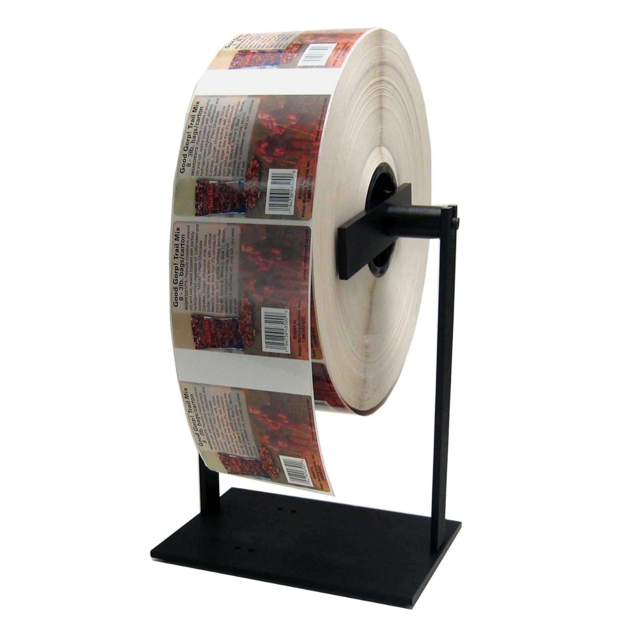Start International - Large Reel Stand for Tape Dispensers - Heavy Duty Spool Holder 20" Diameter 8" Width - Industrial Dispenser Stand for Label &