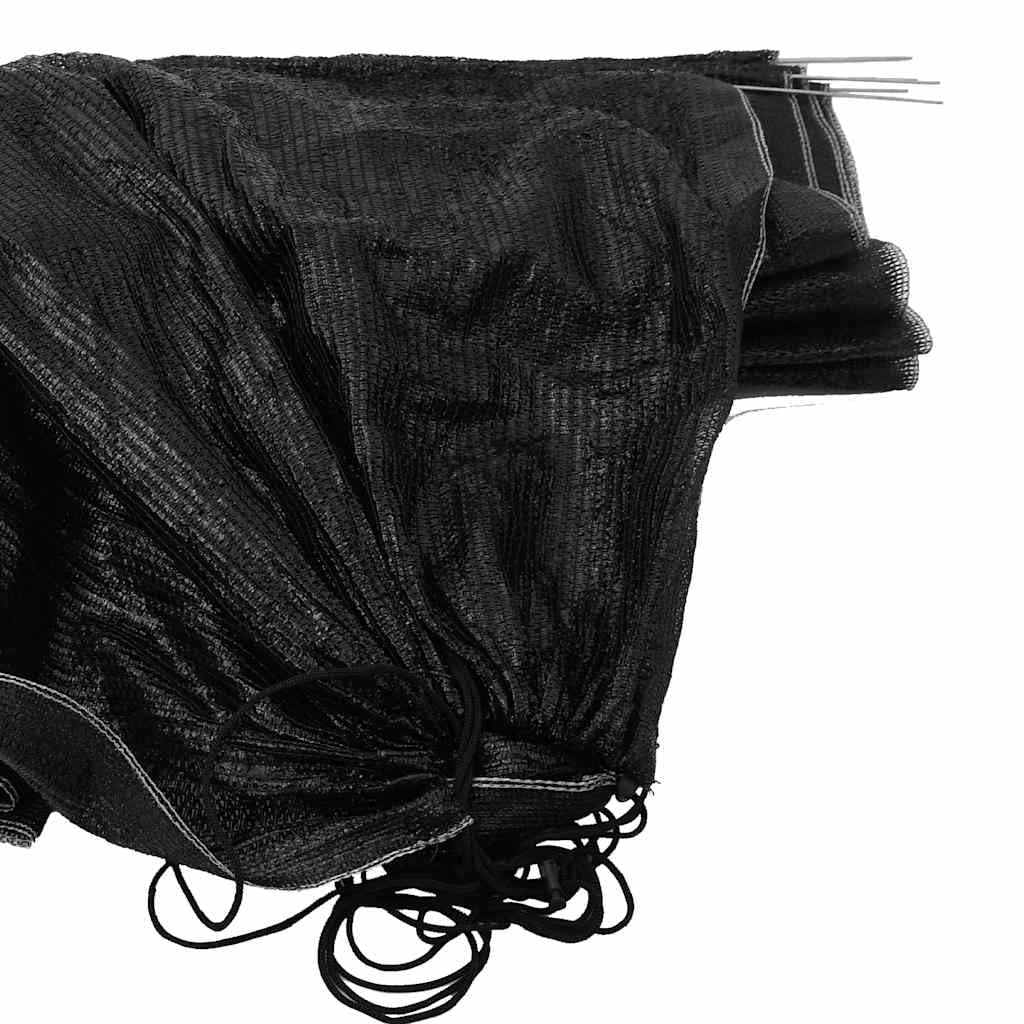 Netztunnel 4 Stück Schwarz Stahl Polyethylen Pflanzenschutz Frostschutz für Hochbeete und Gewächshaus, vielseitige Gartenabdeckung für Pflanzenpflege und Bodenschutz