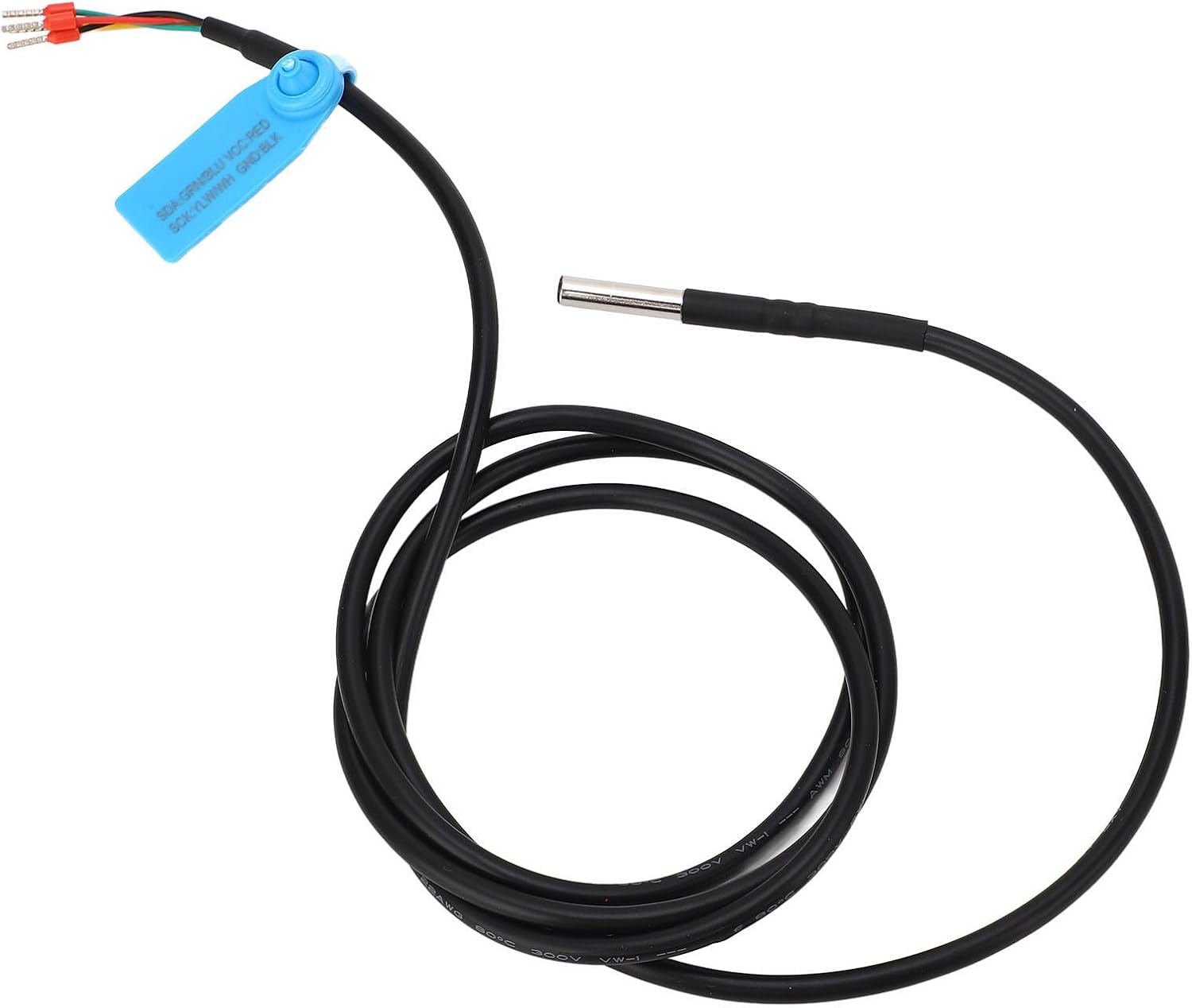 FS304 SHT45 Sensor Probe, High Accuracy Digital Humidity Meter, Soil Temperature Humidity Sensor Probe, IP67 Water Proof Soil Sensor for Warehouses