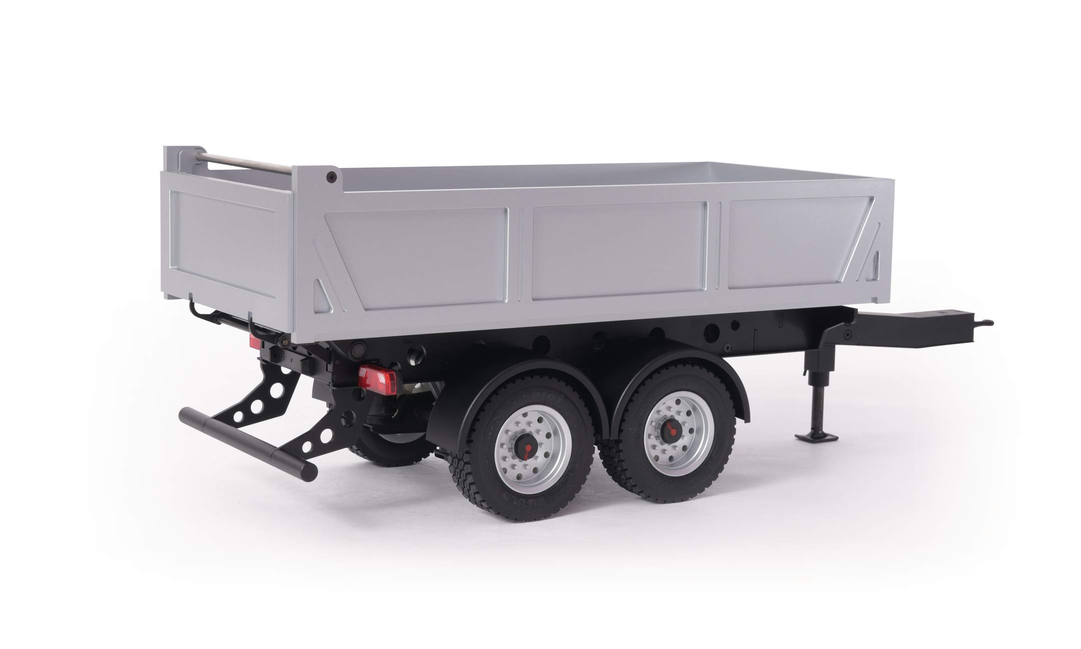 Carson Modellsport 500907425 Remolque de 2 Ejes con Centro de inclinación 1:14 - Montaje de Modelo de camión RC Compatible con Tamiya, Accesorios a Escala 1:14