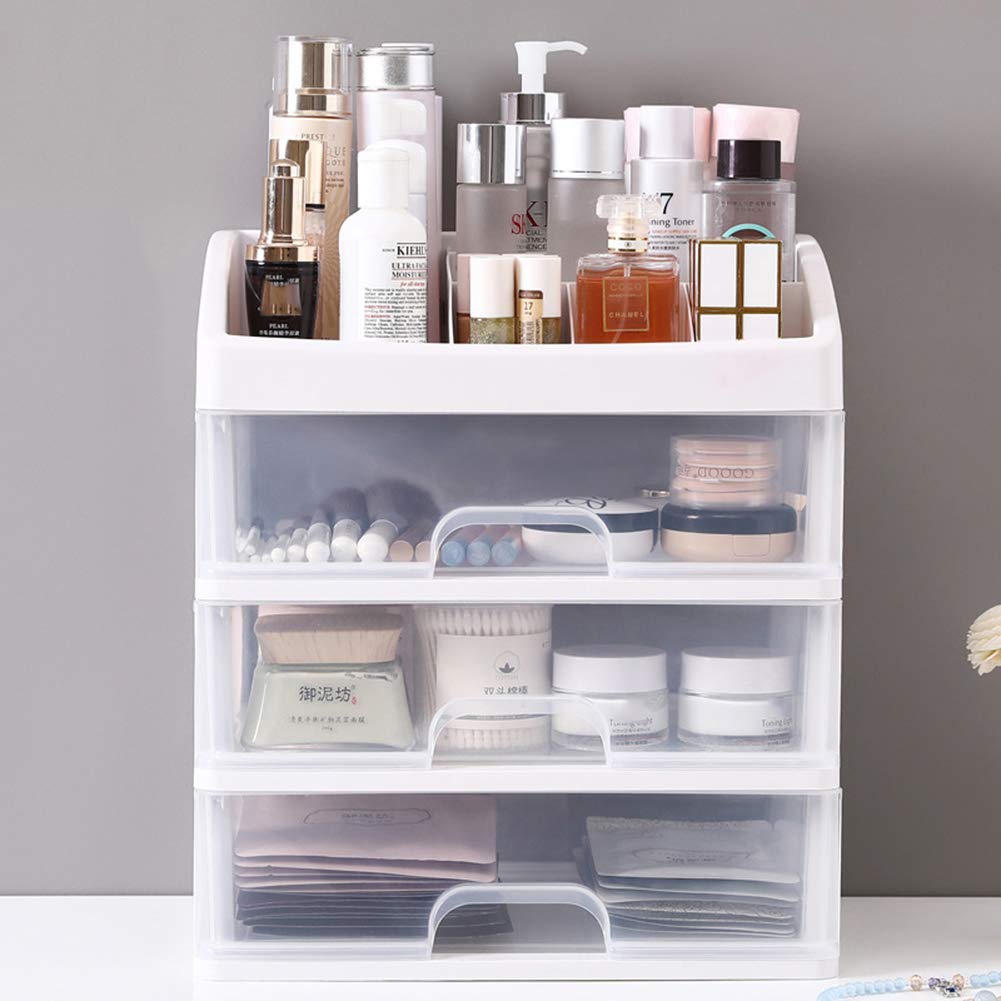 Beau Rangement Maquillage Maquillage Organisateur Réglable Organisateur de Maquillage Tiroir Utilisé pour Le Rouge à Lèvres Pinceau Produit De Soin De La Peau Hermétique