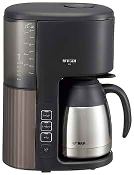 タイガー魔法瓶(TIGER) コーヒーメーカー 8杯用 真空 ステンレス サーバー アイス機能付き カフェブラック ACE-S080KQ 616ud0cL-rL._UF350,350_QL50_.jpg