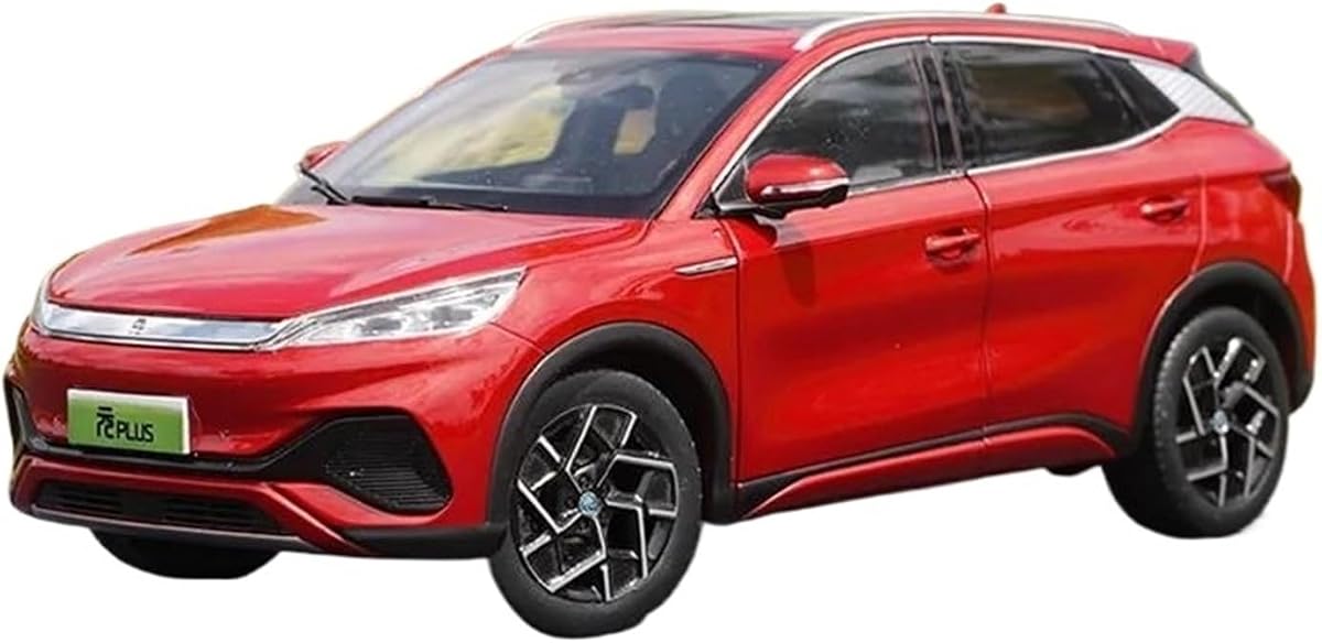 Escala Diecast Metal Modelo Juguete 1 18 para BYD ATTO 3 Aleación SUV Modelo Clásico Coche Pieza de Exhibición Coleccionable para Exhibición o Coleccionable