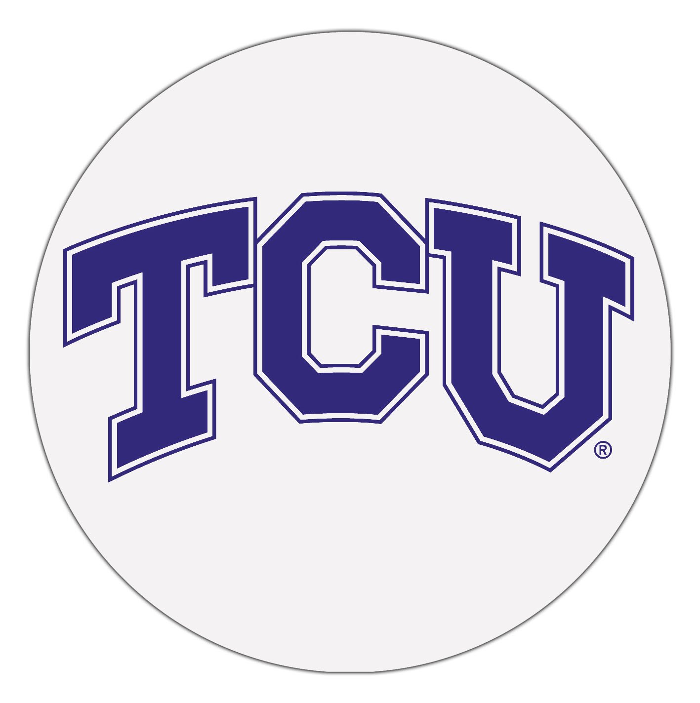Dessous de verre Thirstystone grès premium Texas Christian University