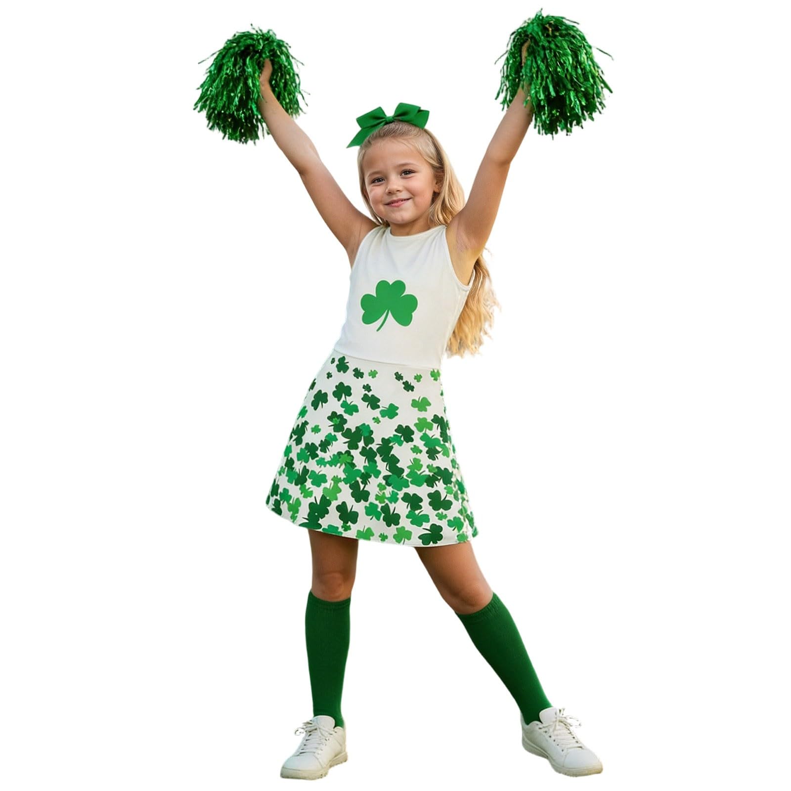 Generisch Faschingskostüme Junge - Elegantes Cheerleader-Kostüm für Mädchen Perfekt für Auftritte Cosplay Veranstaltungen