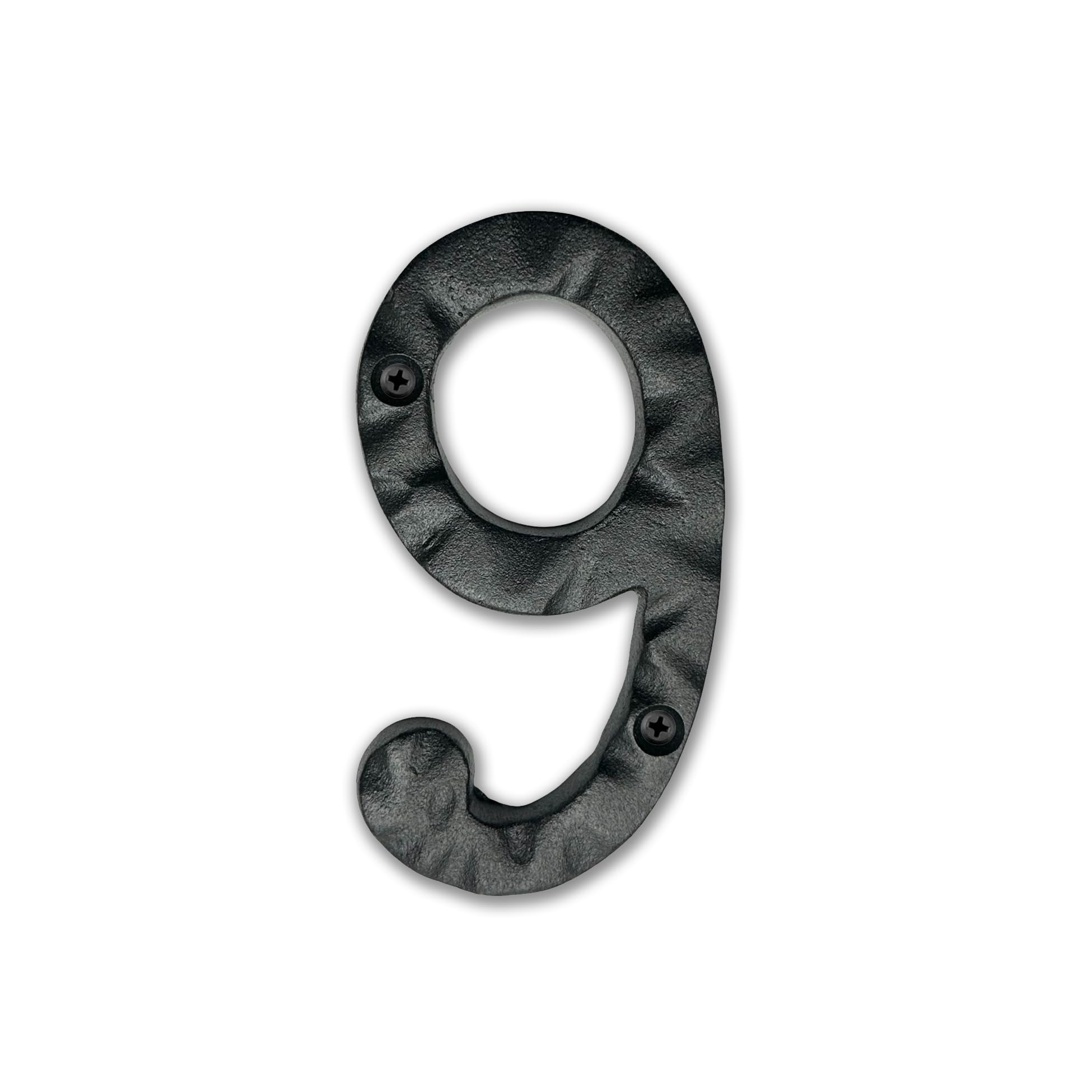 NACH JS-RN4-9 Hausnummer, 10,2 cm, Schwarz