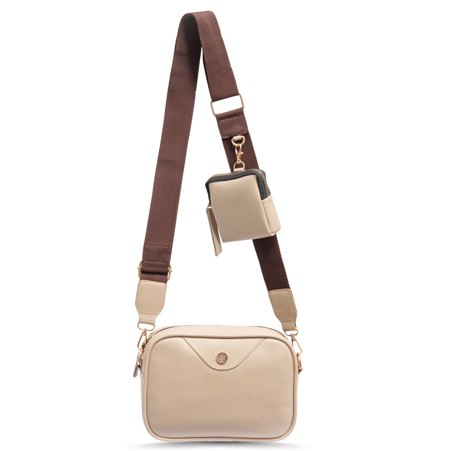 Stylish Vegan Leather Crossbody Sling Bag for Women with Coin Pouch | Adjustable Strap | Trendy & Lightweight Shoulder Bag-image-23