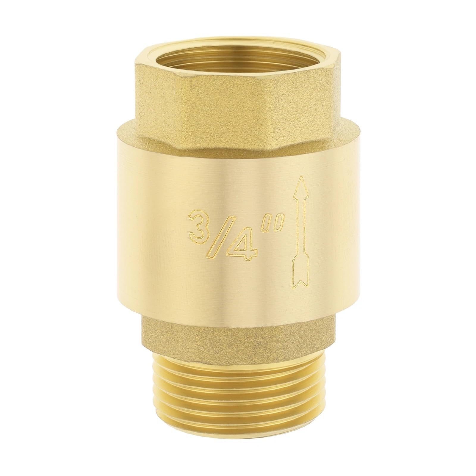 Dkgnyxnplj 3/4 Inch Brass Check Valve 1 Way Backflow Check Valves