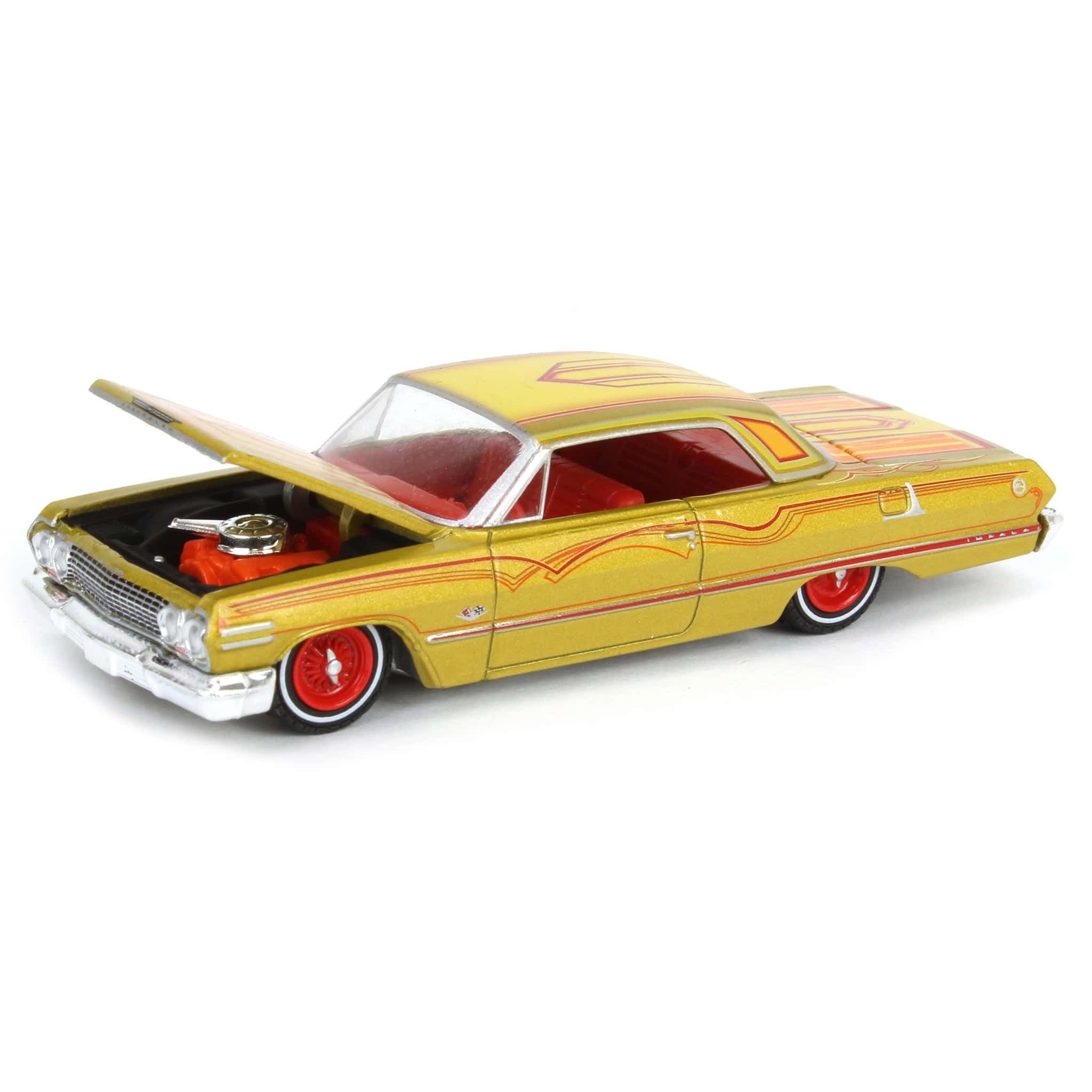 Amazon.com: Greenlight 1/64 1963 Chevrolet Impala SS, Gold