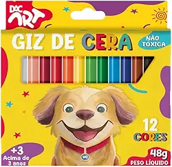 DAC - Giz de Cera com 12 Cores