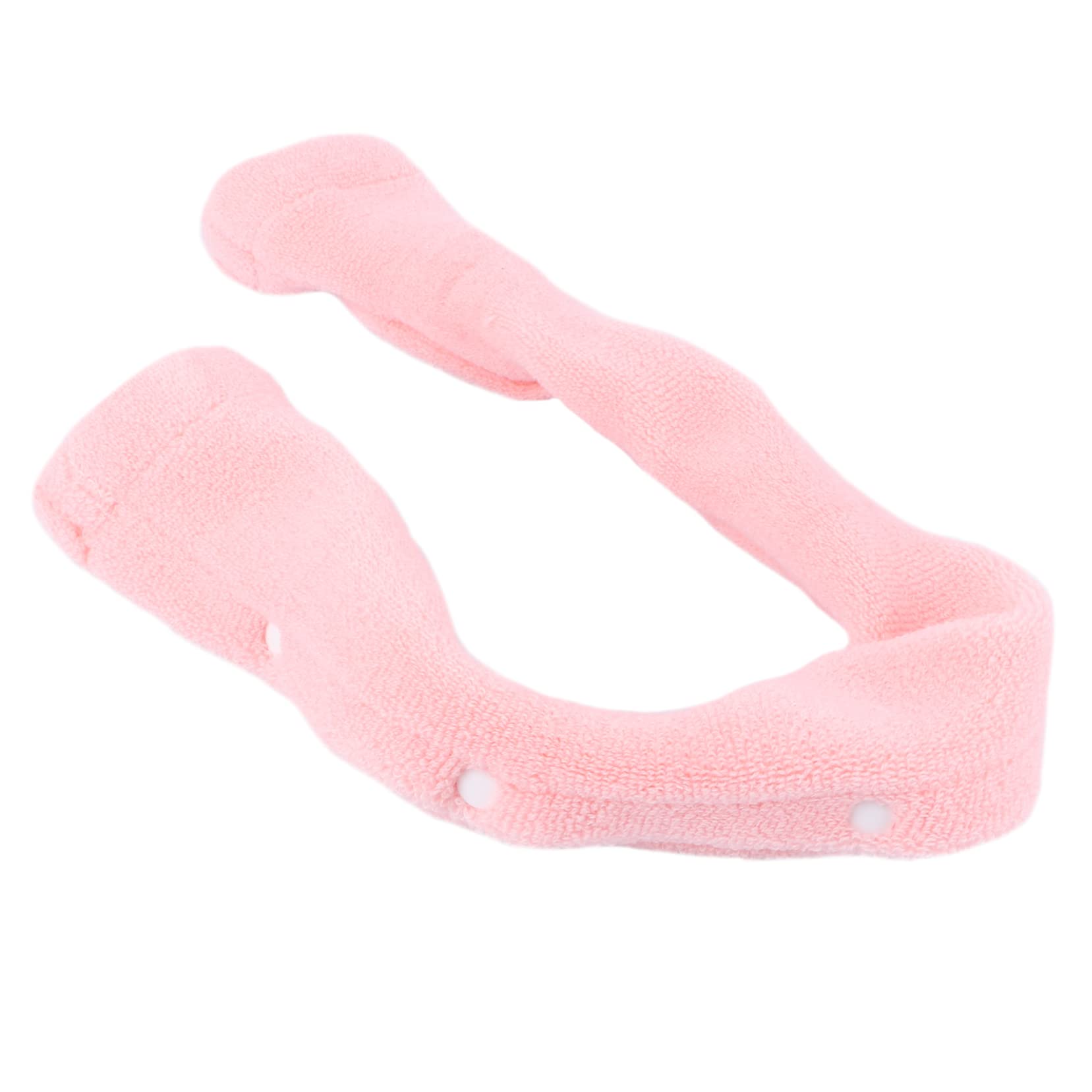 STOBAZA 3pcs Pink Toilet Seat Cozy Padded Cover Warm Mat Pad Easy Snap Button Installation