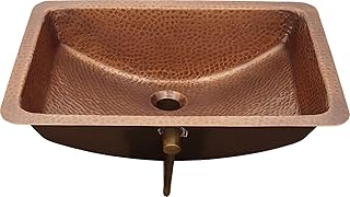 Thompson Traders BRU-2115HA Taxco Antique Copper Rectangular Undermount ...