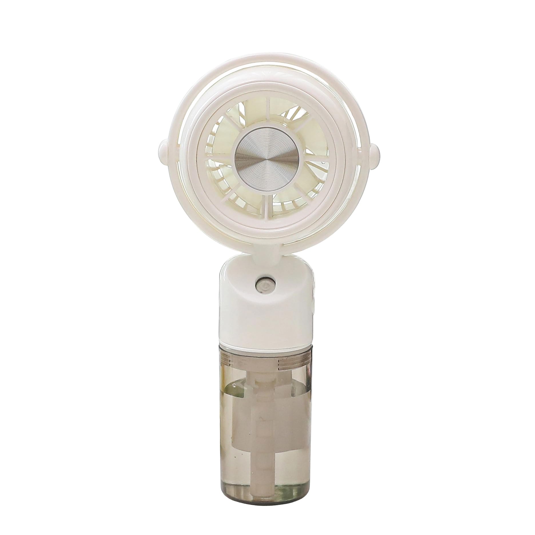 Uqezagpa White Mistinging Fan Handheld Fan 3 Speed Rechargeable With Water Misting 3 Speed Misting Sprayer Rechargeable