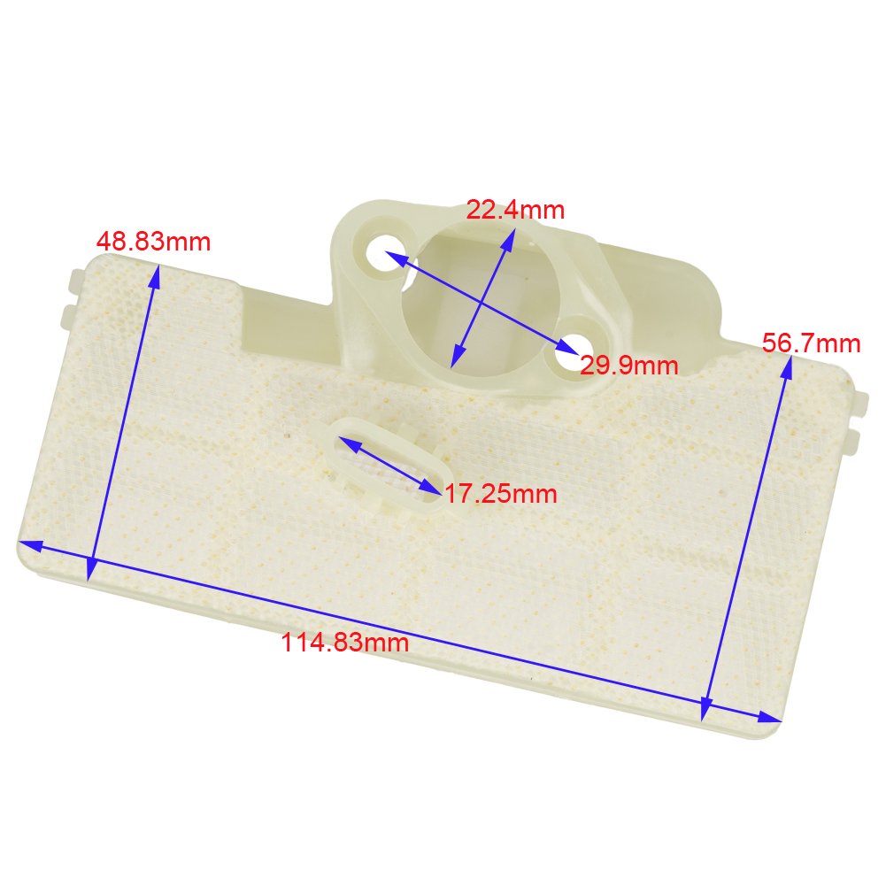 vhbw Filtre compatible avec Stihl MS 290, 029, MS 390, MS 310 M, MS 310, 039 tronçonneuse scie électrique - filtre à air en tissu