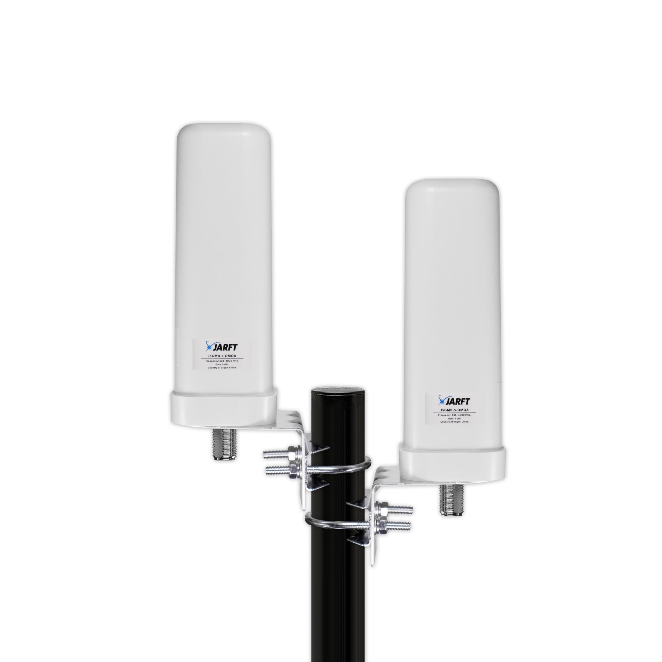 J5GMB-5-OMOA 5G Antenne - 5dBi, LTE / 5G Rundstrahl- Außenantenne, 2x2 MIMO, passend zu vielen 5G Router Modellen (ohne Antennenkabel)