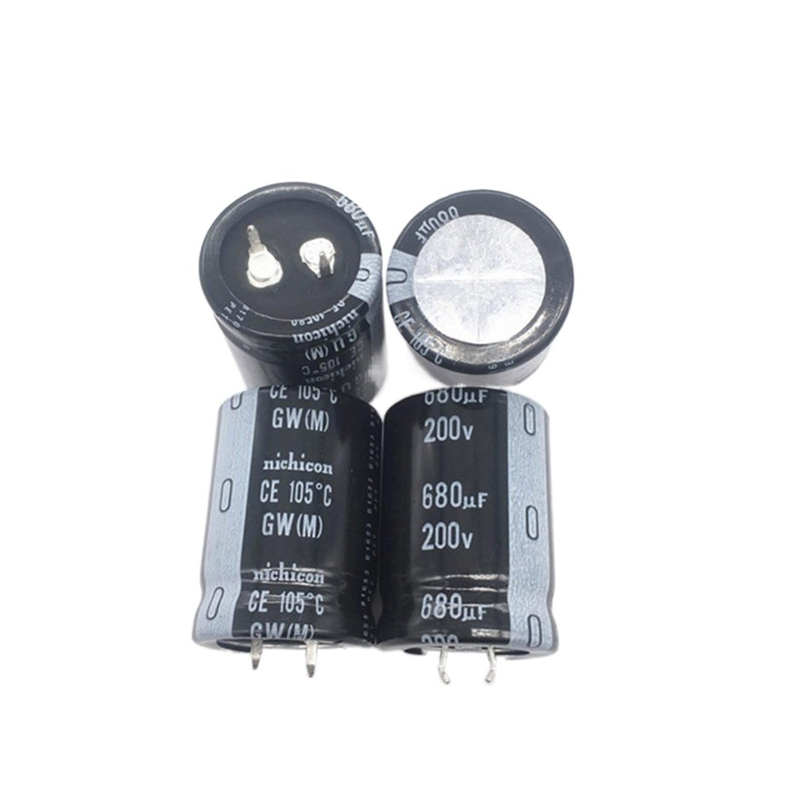 Condensateur PSU 680uf 200v enfichable 25x35mm pour réparation d'alimentation électrique