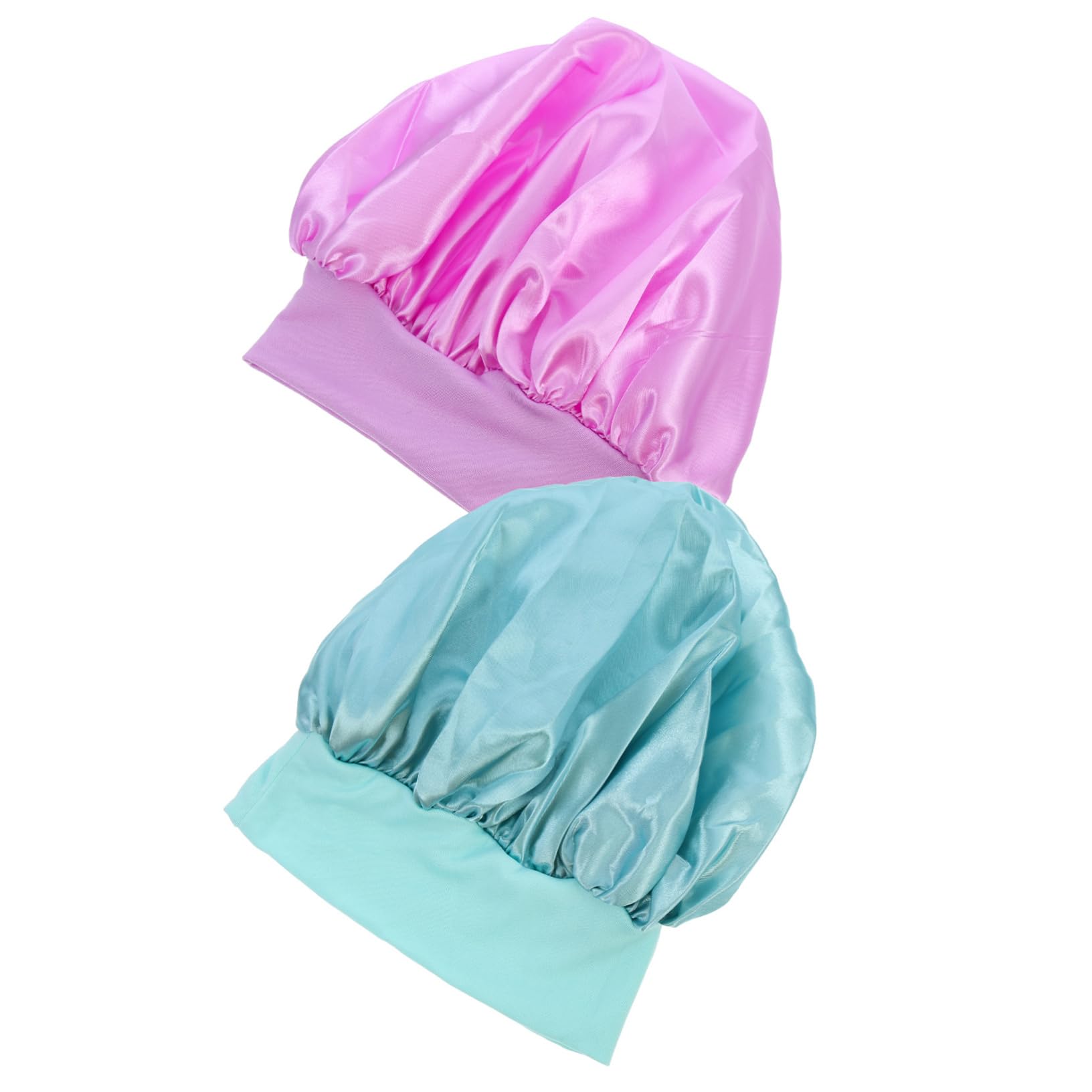 GALPADA Berretto Da Notte Elasticizzato Berretti Funzionanti Fasce Da Donna Cappello Da Donna Cuffia Per La Cura Dei Delle Donne Cuffia in Raso Di Seta Tessuto Elastico