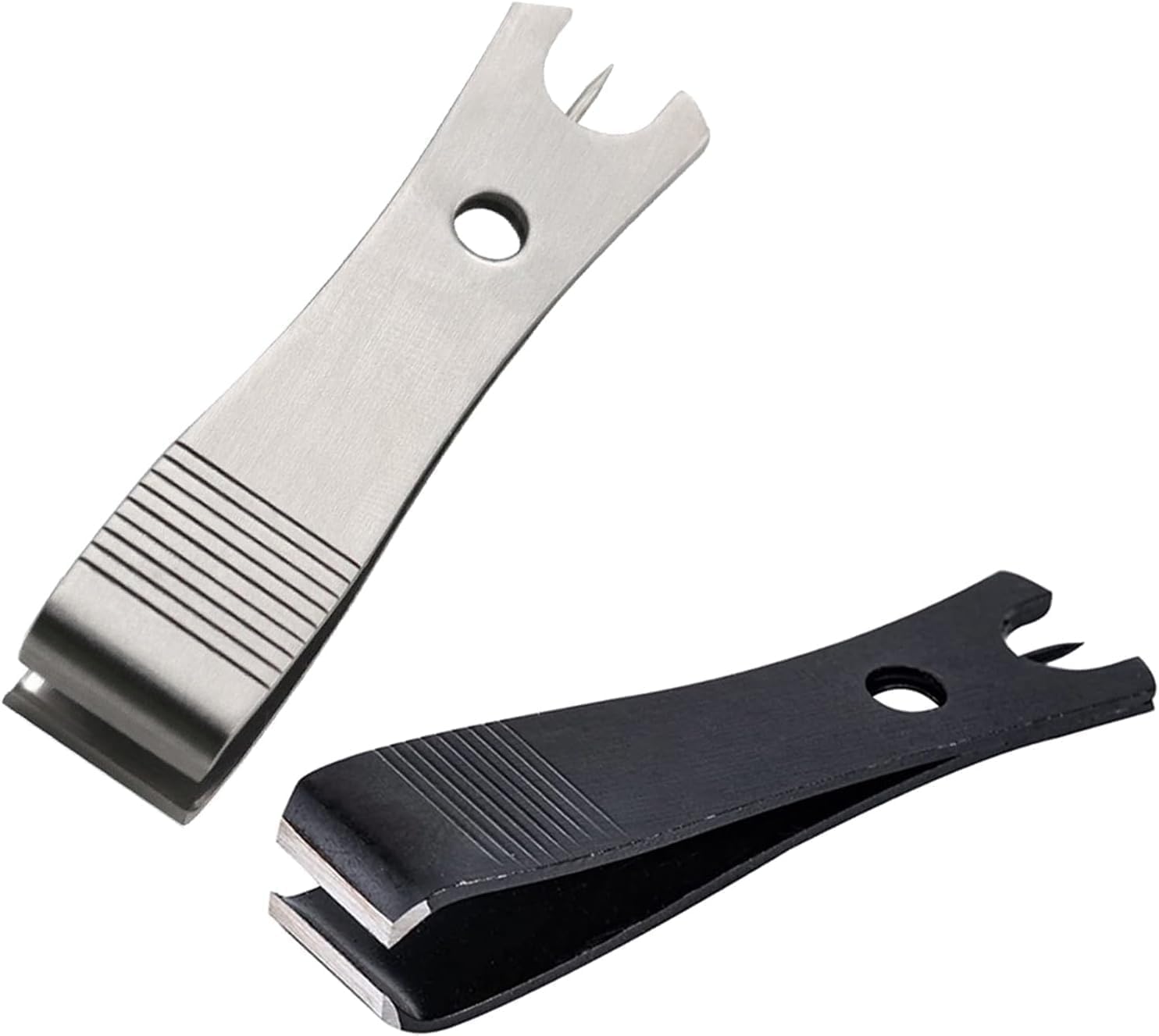 Wyjuan Silver 2Pcs Fishing Line Cutter Nipper With Hook Eye Cleaner Pin Stainless Steel Fishing Line Scissors Cutting Tool, Fishing Line Cutter Nipper With Hook Eye Cleaner Pin, Multi Functional Accessories