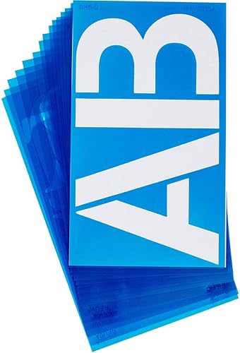 Westcott LetterCraft - Plantilla Helvetica, fuente Helvetica, personajes de 6 pulgadas (15829)