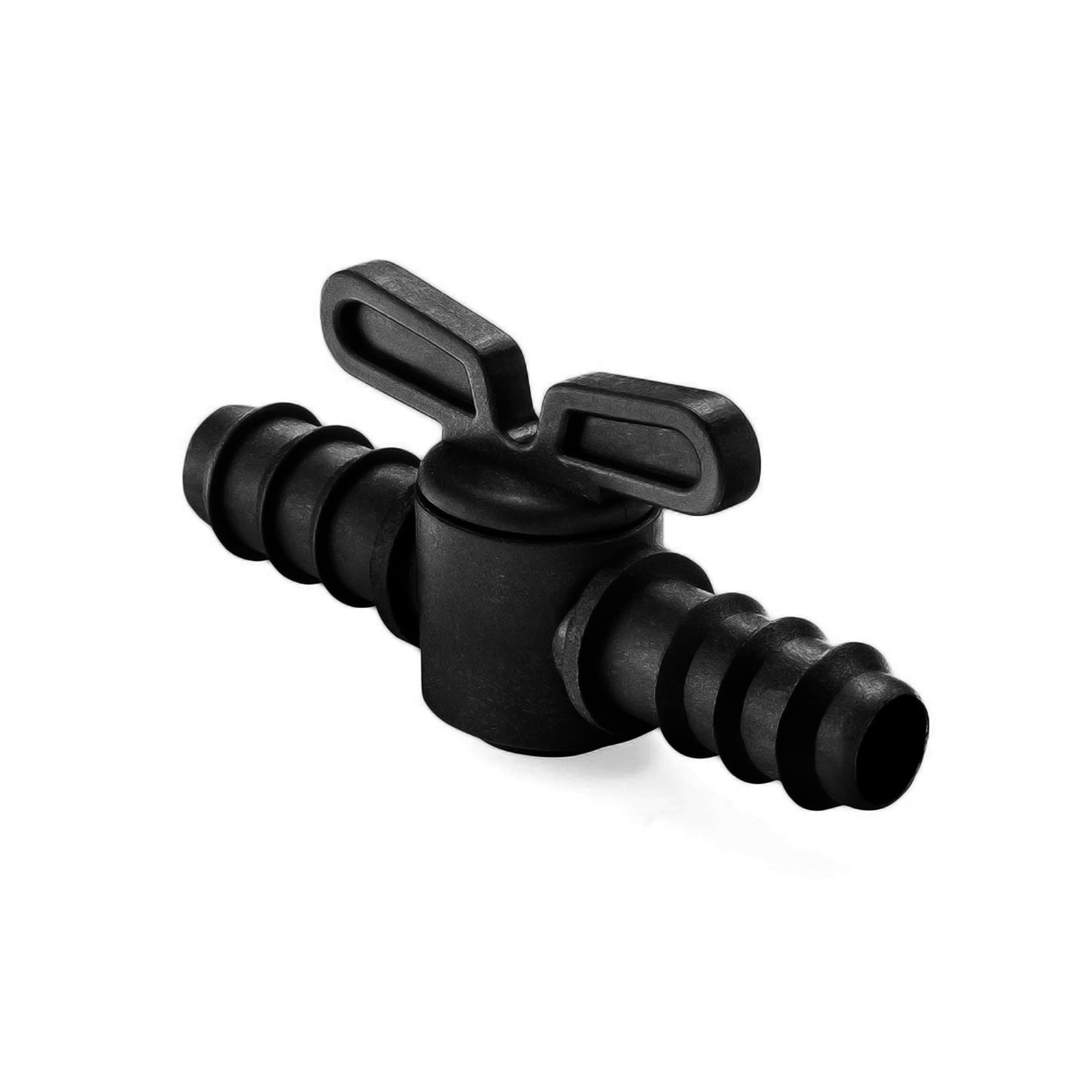 Cofan Válvula de riego en color negro | Apto para manguera y nebulizador | Uso recomendado para jardinería, agricultura, hogar y espacios industriales