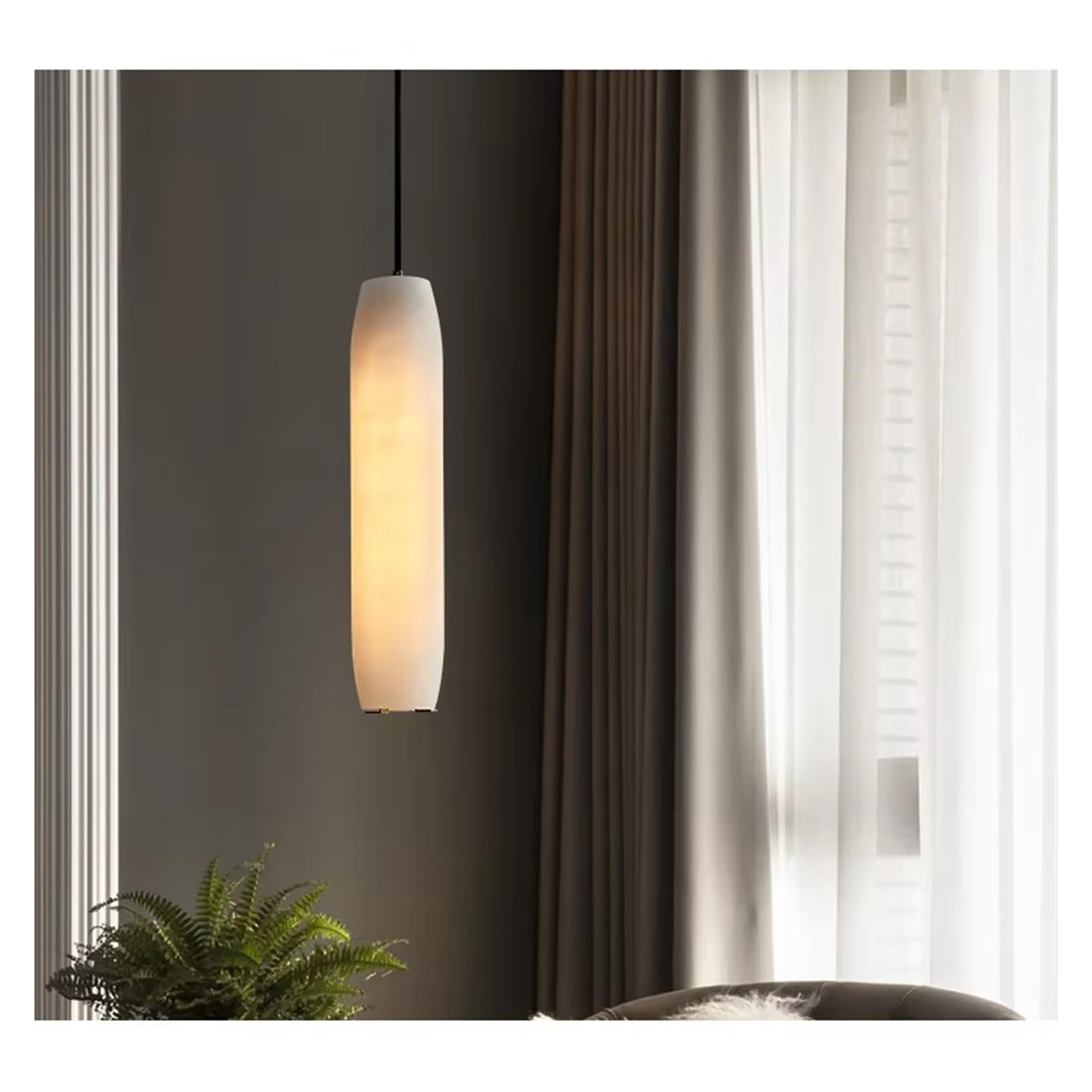 Suspension LED marbre luminaire design pour éclairer votre table de cuisine