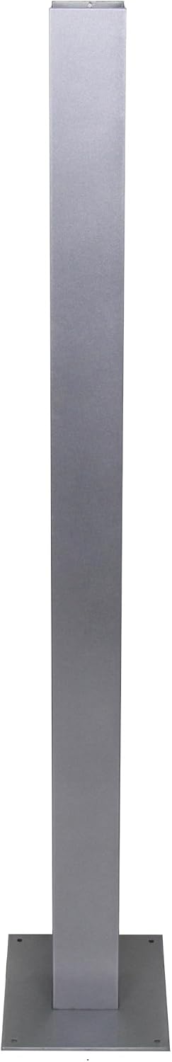Burg Wächter Outdoor Mail Box Stand, Aluminum, Europe Est 1 Si - Silver