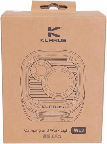 Miniatura 8 de klarus WL3 - Luz de trabajo magnética para campamento, 1500 lúmenes altos, 13500 mAh de alta capacidad, 6 modos de luz, luces LED portátiles