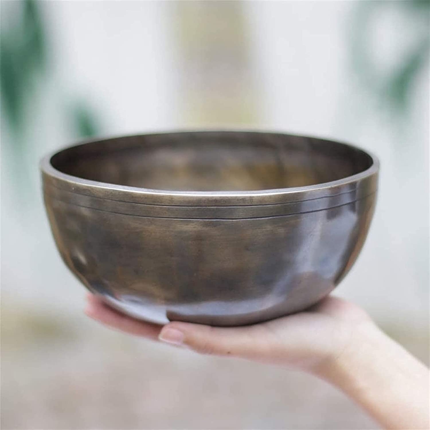Set di campane tibetane, autentiche campane tibetane per la meditazione, realizzate a mano in Nepal con cuscino percussore, facili da suonare per la guarigione, la meditazione, la consapevolezza e il