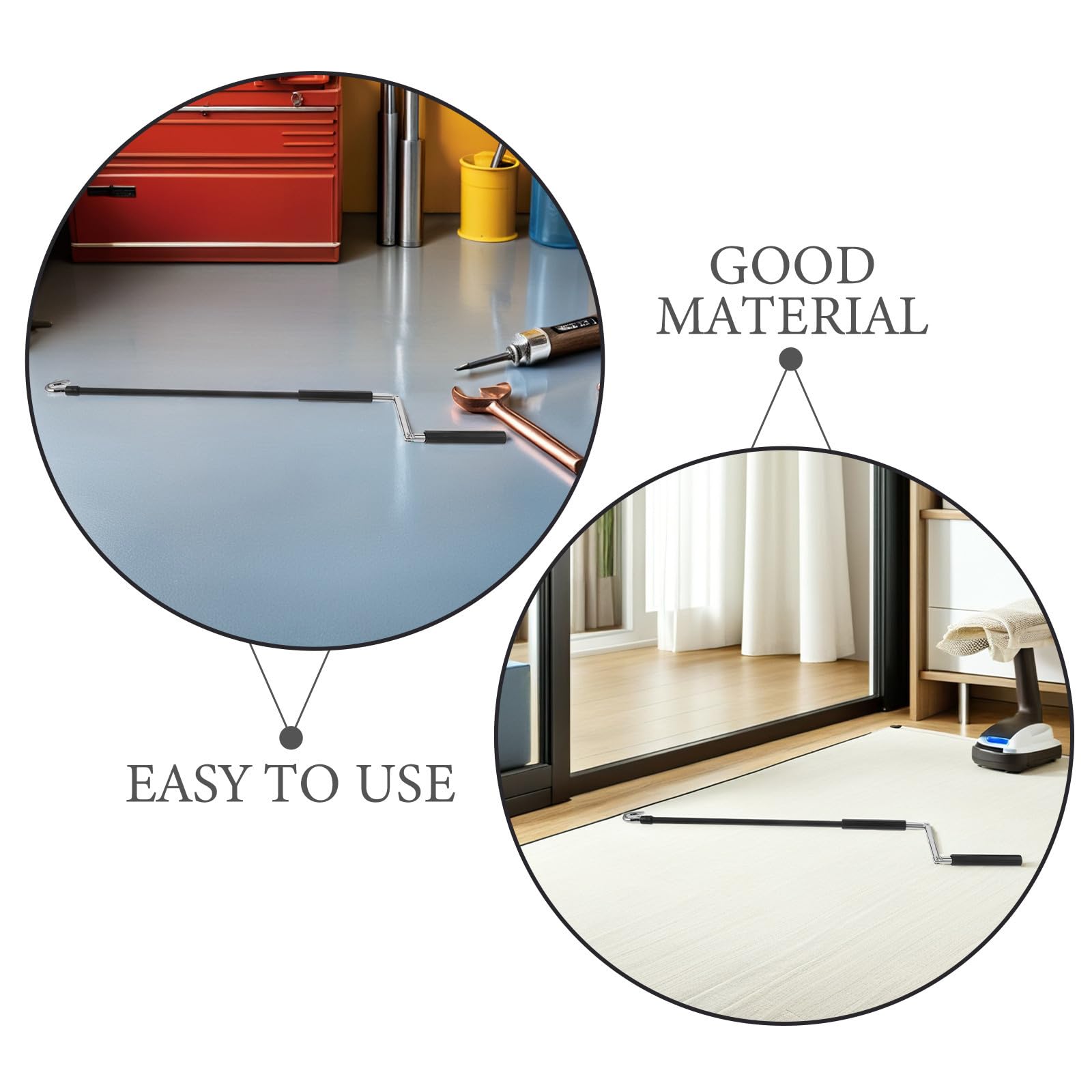 SEWACC Manivela para Toldo de Caravana de Hierro 61cm, 2 Piezas