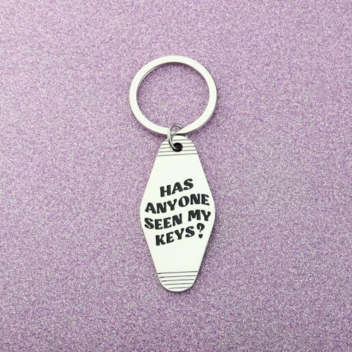 CENWA Has Anyone Seen My Keys Keychain Cute Car Keys Motel Keychain House Keys Gift for Friend4