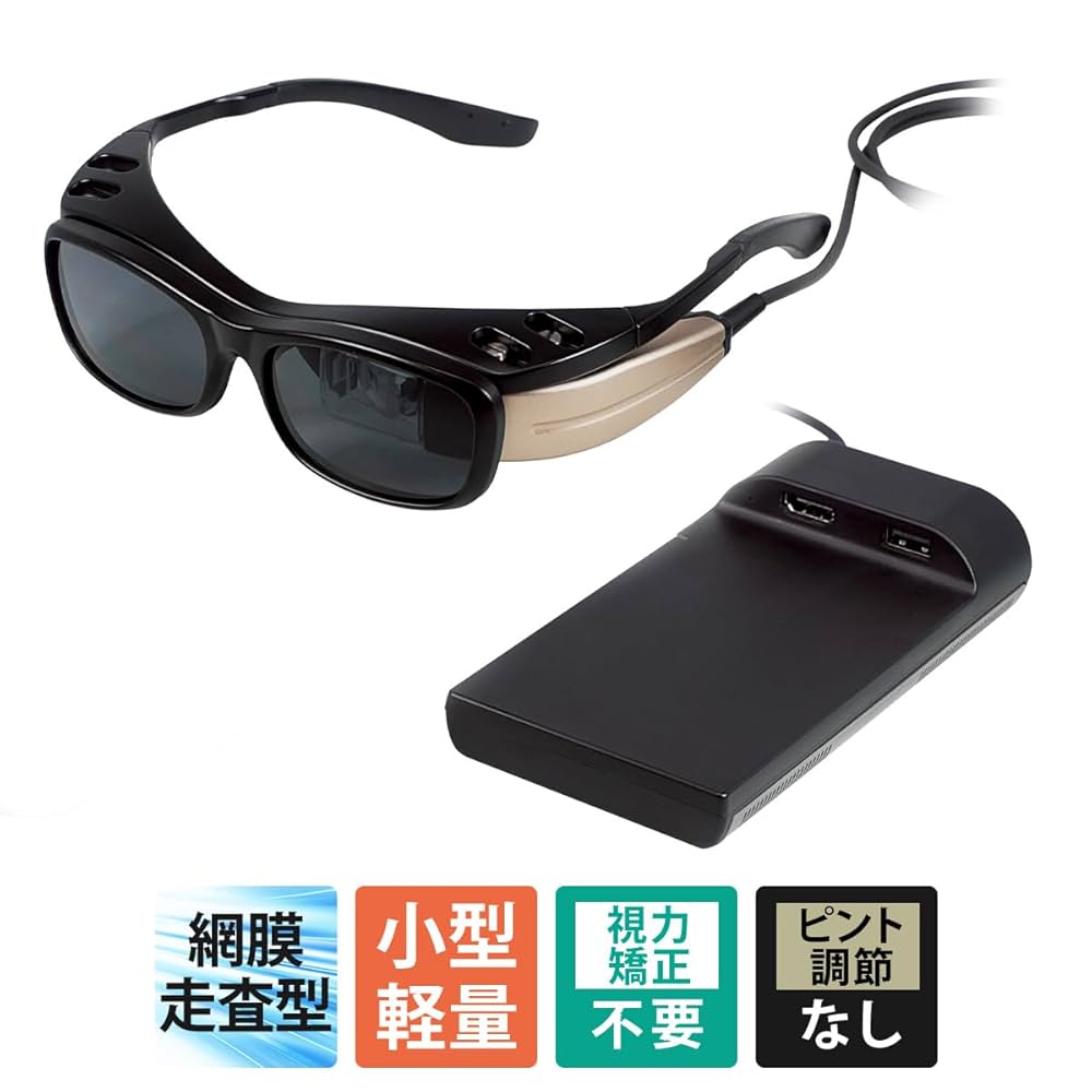 網膜捜査型レーザアイウェア RETISSA DisplayⅡ 網膜投影型アイウェアデバイス「RETISSA Display II」、本日10日