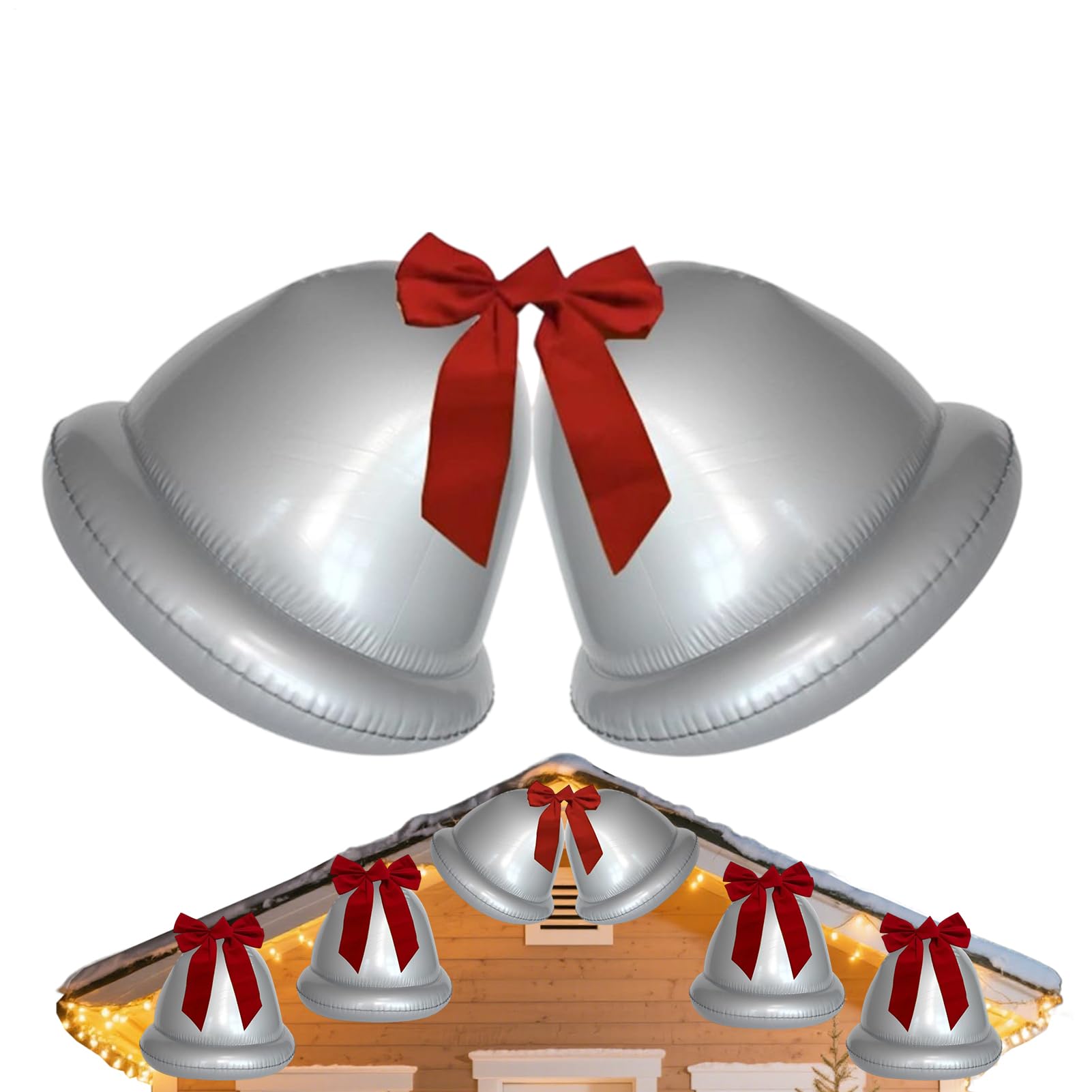 Décorations de Noël pour l'extérieur boules gonflables