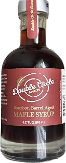 Double Circle Spirits Bourbon Barrel Aged Maple Syrup, 200 mL