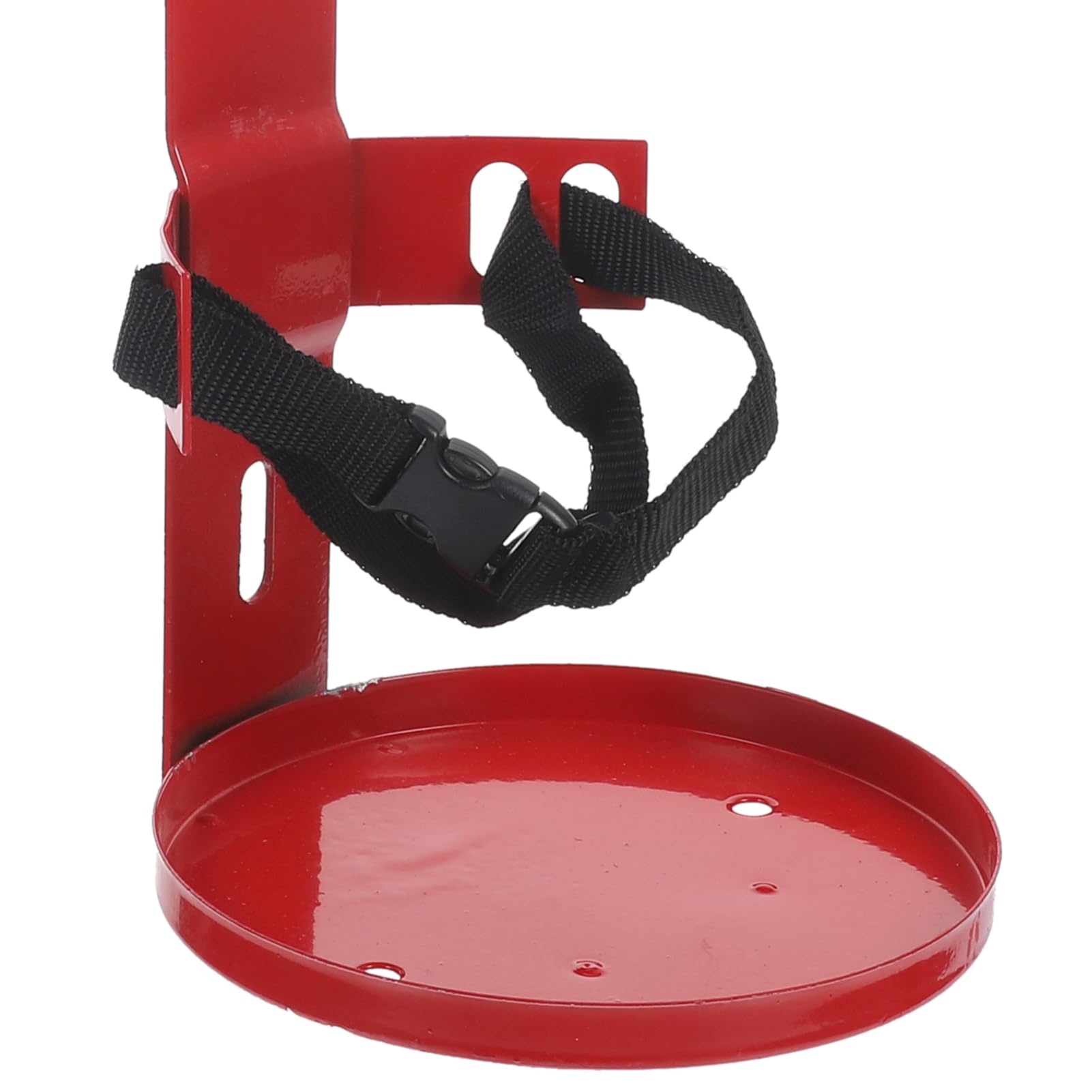 POPETPOP Soporte Ajustables con Hierro de para Incendios de Correas Extintor en Fácil de Poliéster Diseño para Montaje Pared Instalación y para Hogar Hotel
