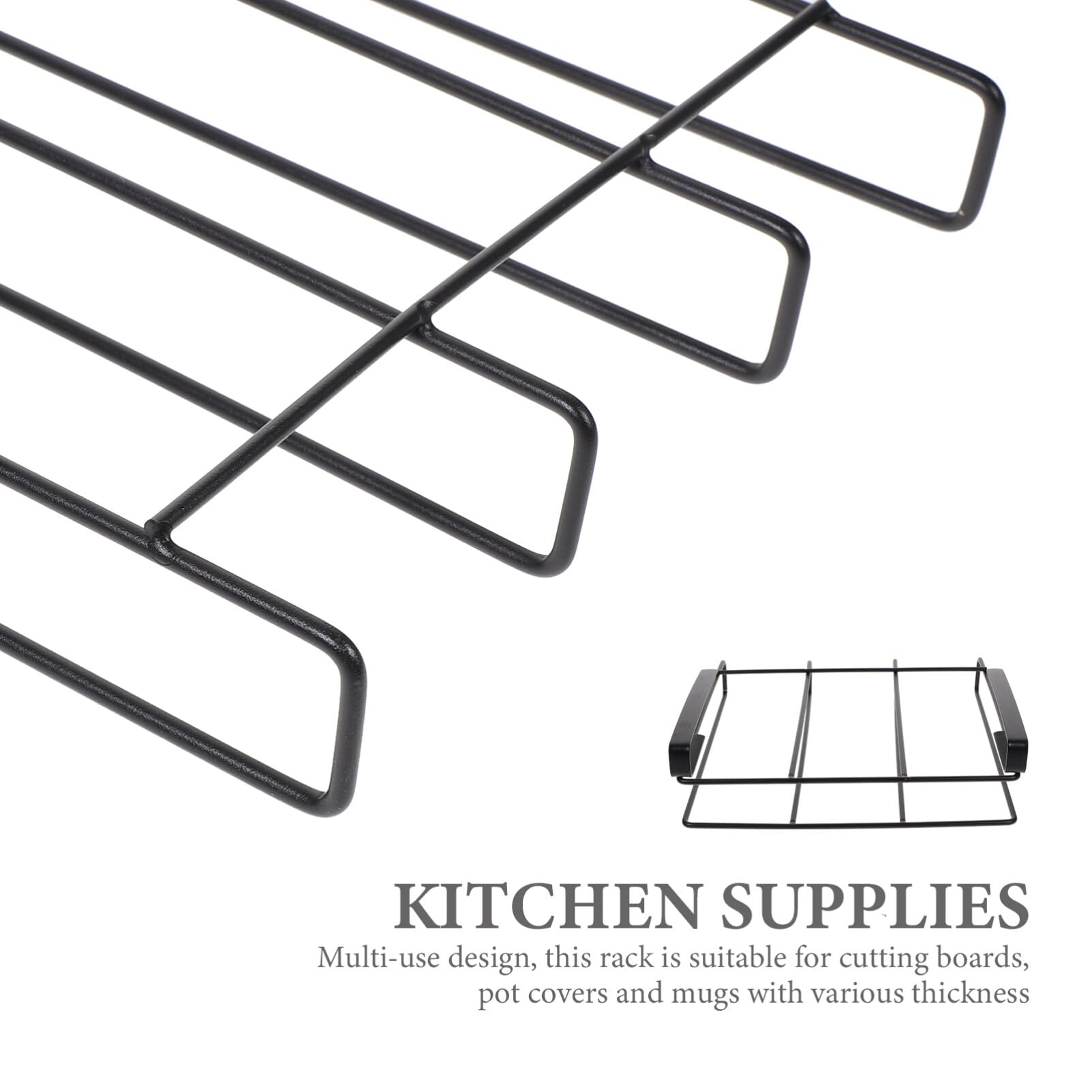 Healvian Support Suspendu pour Découper Organisateur Multifonctionnel de Rangement Sous Armoire Rack Pratique pour Ustensiles de Cuisine