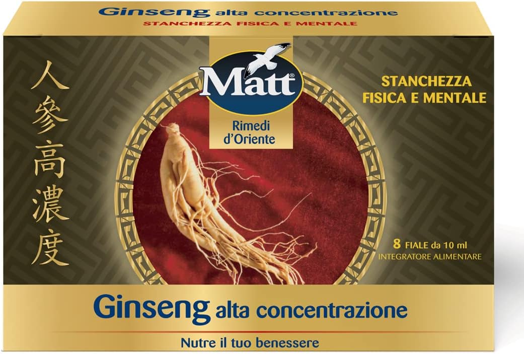 Miglior Integratore Per Stanchezza Fisica E Mentale Matt Rimedi d'Oriente, Ginseng Alta Concentrazione, Integratore