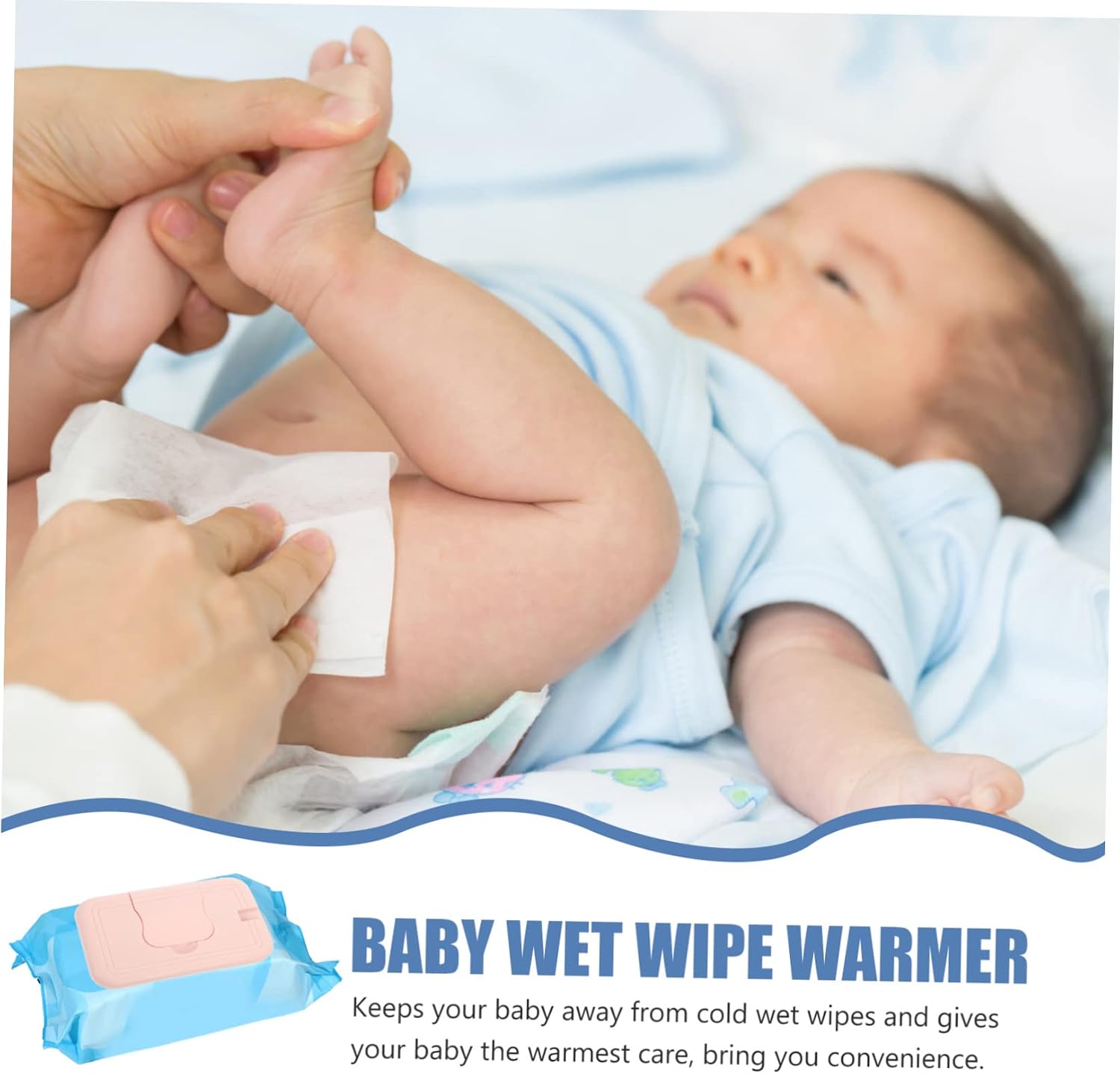 ERINGOGO USB-Powered Portable Wipes Warmer Tissue Wipe Heater for Household Diaper Changing Warmer