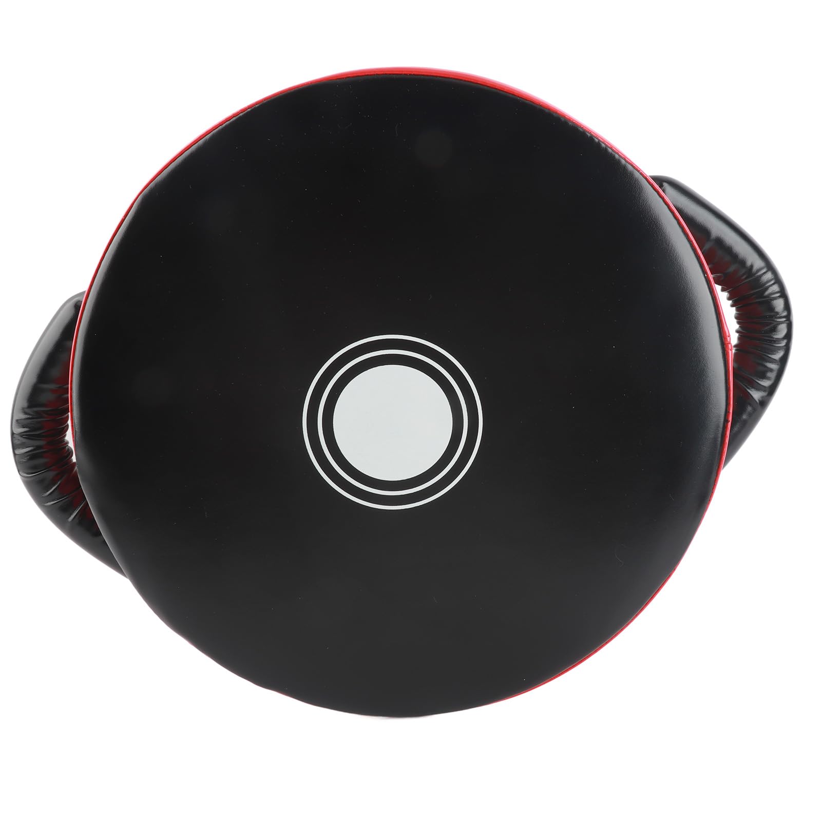 Haofy Bouclier de Boxe en Cuir PU avec Brassards Réglables pour l'entraînement de Force, adapté à Les âges et Niveaux de Compétence, 34 X 17 Cm