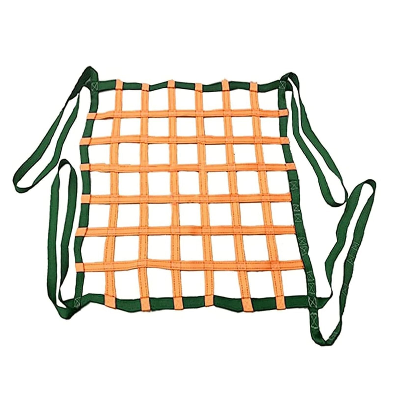 Red De Eslinga De Carga - Elevación De Carga Plana De Poliéster, Elevación para Herramientas Industriales De Carga Y Descarga, Escalada para Jardín(3 X 3M/Mesh 15cm/Load 2t)