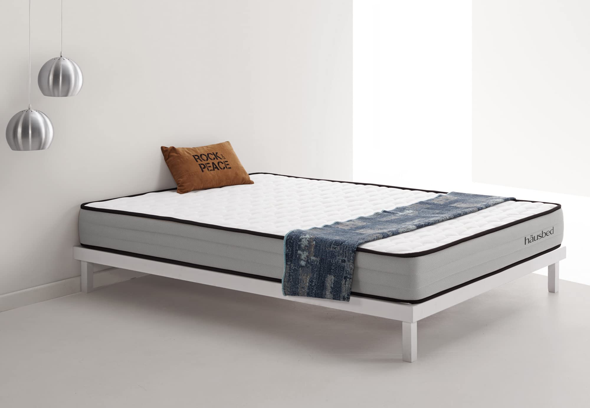 Colchón 110X180 Colchón Viscoelástico WALLIN | Altura 16cm | Relleno Viscosoft | Núcleo HR Air Alta Densidad | Tejido Stretch 250g | Firmeza Media | Alta transpiración