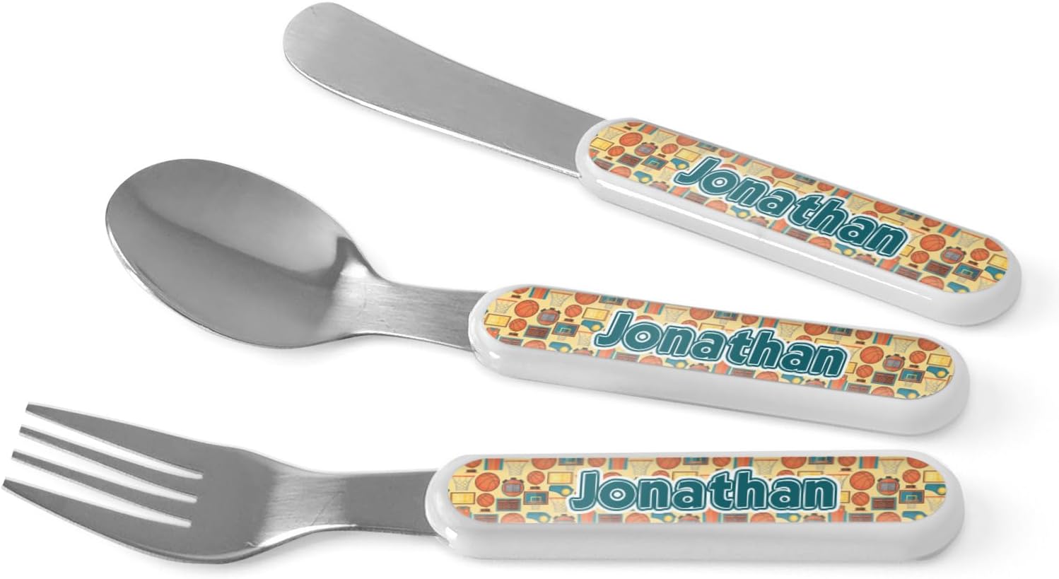 Personalized Basketball Kid's Flatware