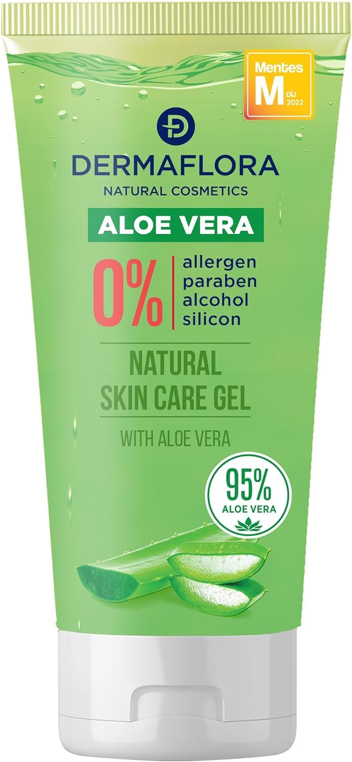 Dermaflora Natural Aloe Vera Gel for Face & Body - 150ml, 150 ml (Pack of 1)