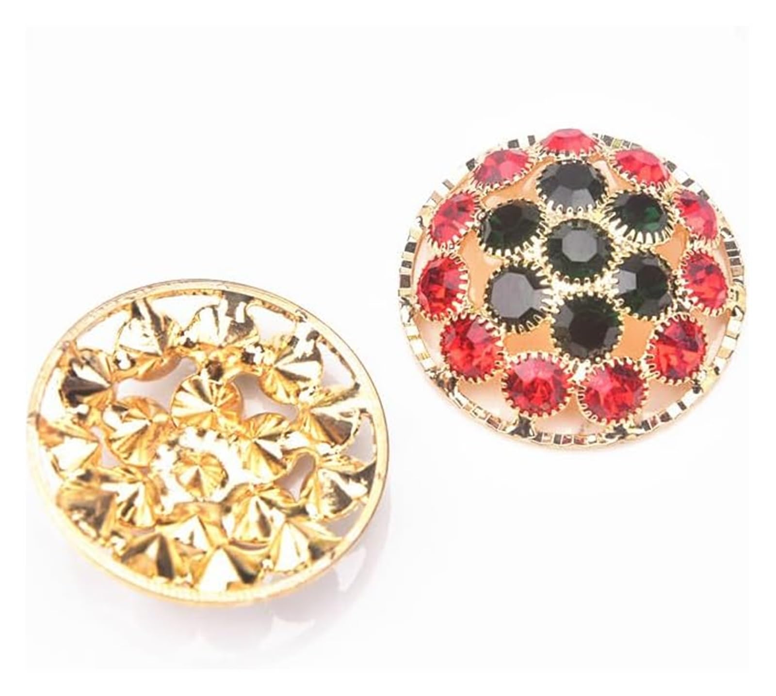Botones para ropa, Botones de costura decorativos, 10 piezas(07 shank)